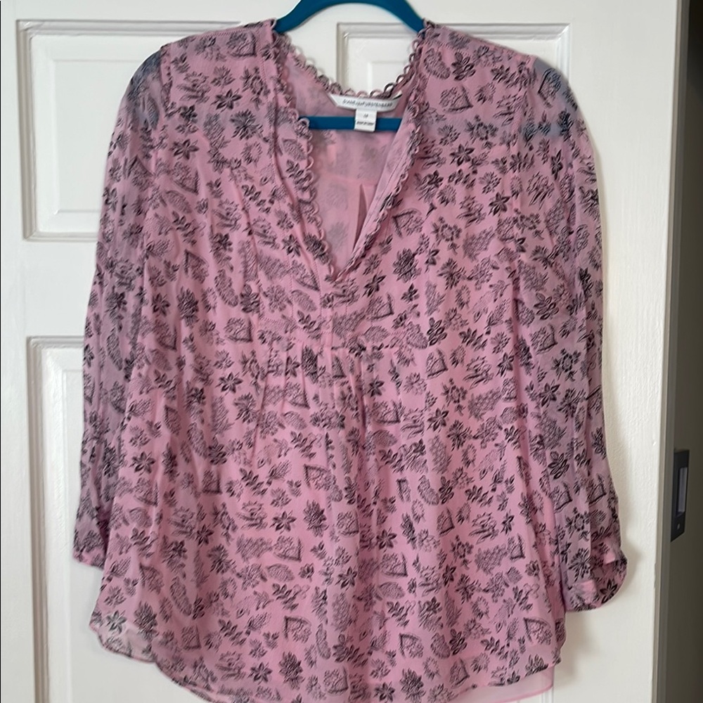 Floral Pink Blouse